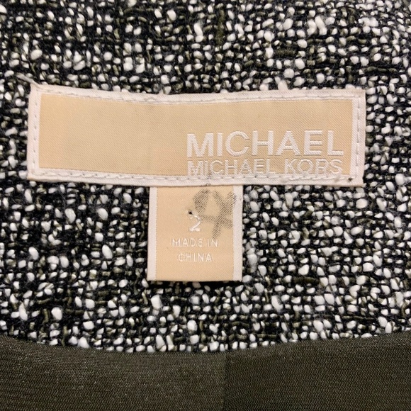 Michael Kors Grey & Black Tweed Jacket - Picture 5 of 7